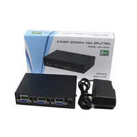 Technotech 2 Port 200mhz Vga Splitter - Color: Black