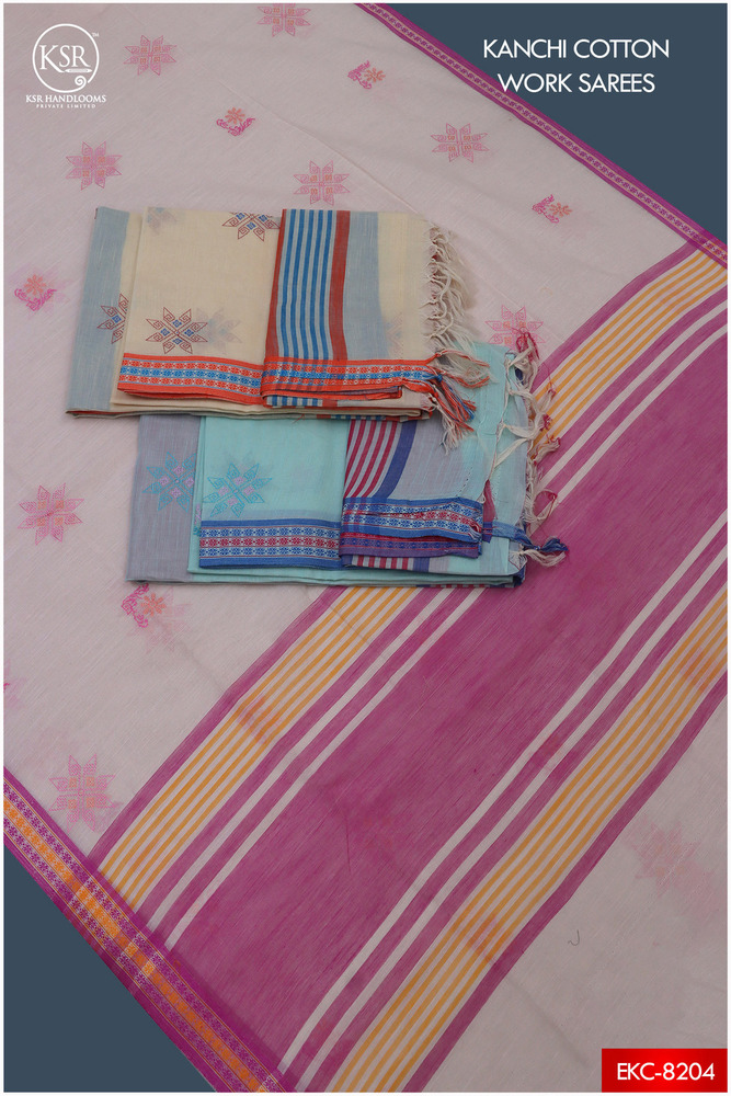 KANCHI COTTTON WORK SAREE