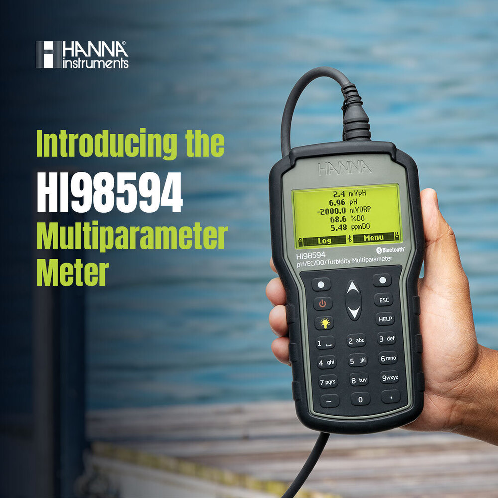 Multiparameter Bluetooth Portable pH/EC/Turbidity/OPDO Meter - HI98594