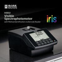 Iris Visible Spectrophotometer With Method Identification Via Barcode Reader - Color: Black