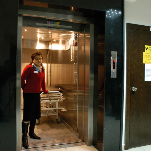 Hospital Patient Elevator - Material: Stainless Steel