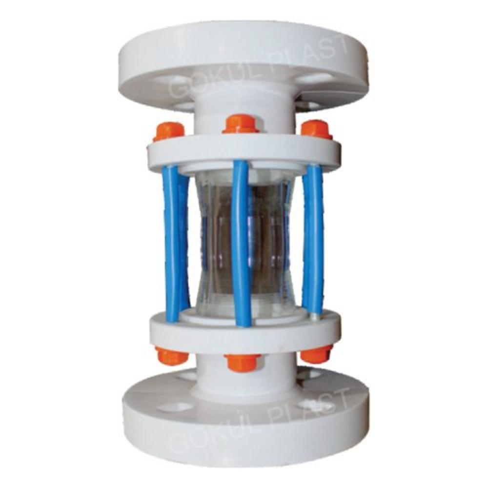 Pp Flanged Ball Valve - 15mm To 315mm Size Range | White Teflon Seated High Tensile Strength Leak Proof Medium Pressure Corrosion Resistant