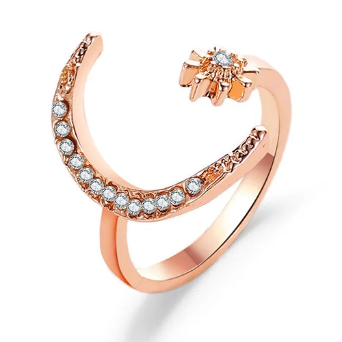 Celestial Moon Ring