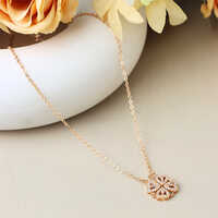 316L Stainless Steel Heart Clover Magnetic Pendant Necklace