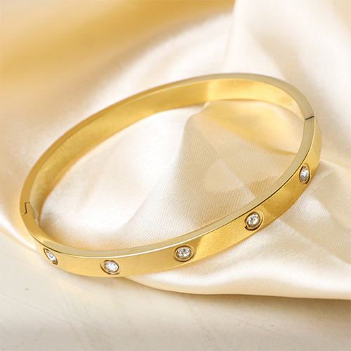 Crystal Love Bangle Bracelet