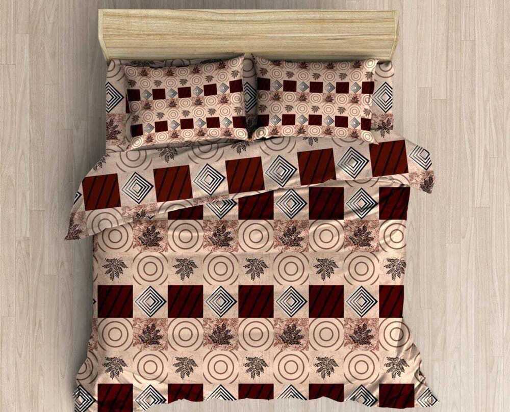 Style Double Bed (1+2+2+) - Cotton Blend 4 Pc Dohar Set, 5 Pieces Bed Sheet Set | Ideal For Hotel And Home Use, Soft And Comfortable Design