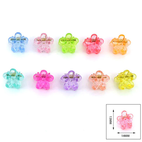 Glitter Small Hair Clip - Color: Available In Different Color