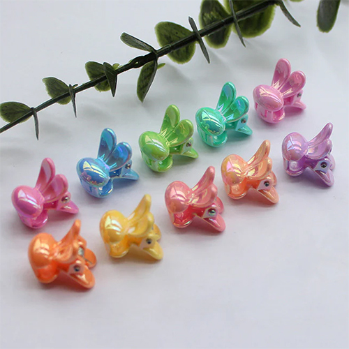 Flower Mini Small Grab Hair Clip - Color: Available In Different Color