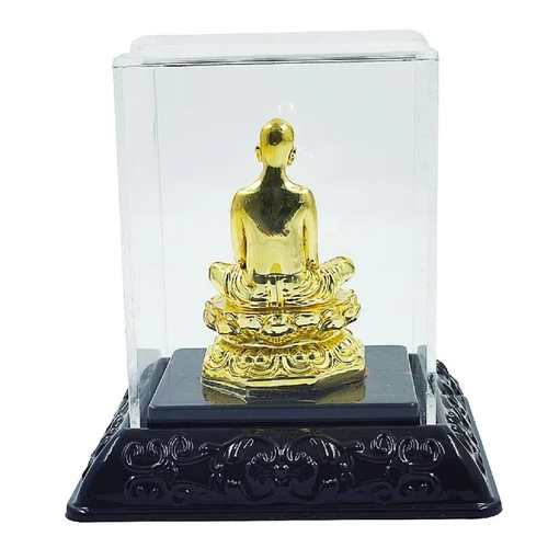 2 Inch Gold Plated Shri Gajanan Statue