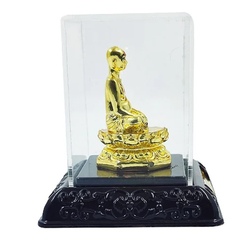 2 Inch Gold Plated Shri Gajanan Statue