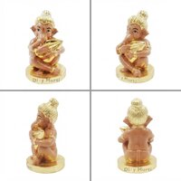 Gold Plated Ganesh Statue - Design Type: Customizable