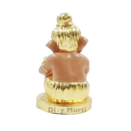 Gold Plated Ganesh Statue