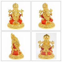 Gold Plated Ganesha Idol - Design Type: Customizable