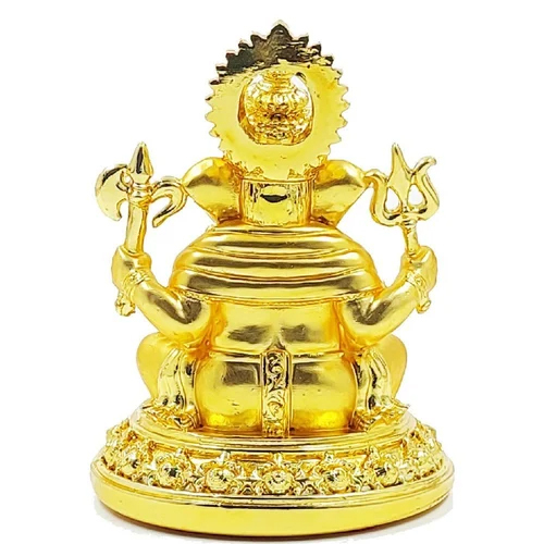 Ganesh Gold Plated Statue - Feature: Easy To Clean