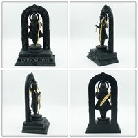 6.3 Inch Fiber Statue Ram Lala Murti - Feature: Easy To Clean
