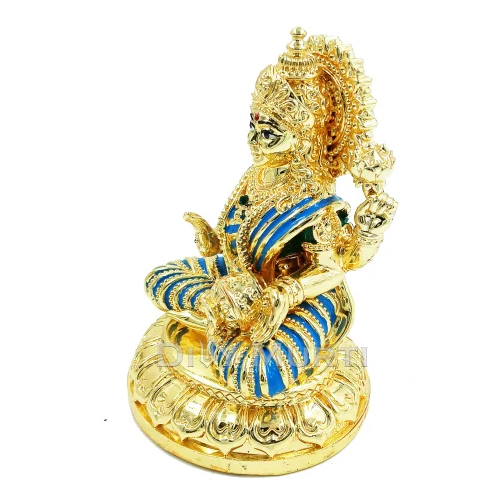 4 Inch Gold Plated Laxmi Idol