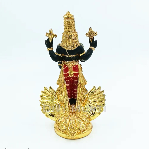 4.5 Inch Gold Plated Balaji Statue - Feature: Durable