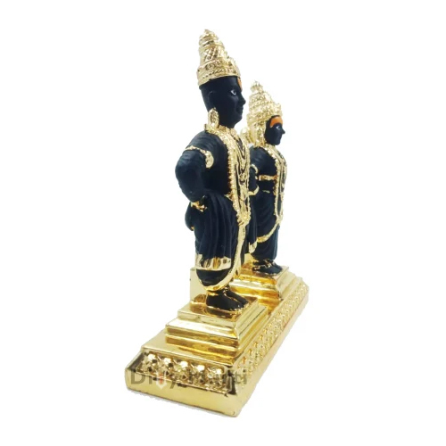 Gold Plated Vitthal Rakhumai Idols - Feature: Durable