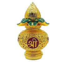 Shree Gold Plated Kalash - Color: Golden