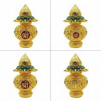 Shree Gold Plated Kalash - Color: Golden