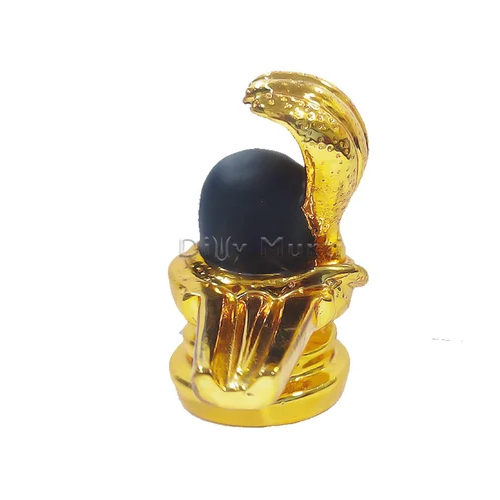 2 Inch Gold Plated Shivling