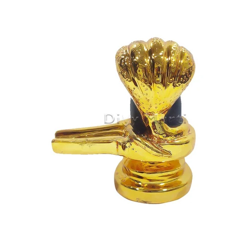 2 Inch Gold Plated Shivling