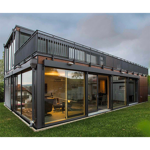 Glass Office Cabin