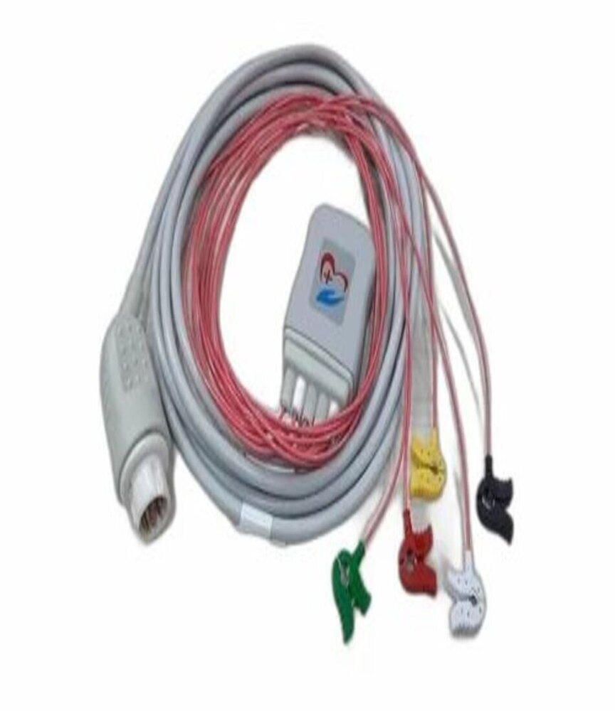 Phillips 12 Pin 3 Lead / 5 Lead ,Neonate Clip Type / Neonate Snap Type ECG Multi-para Monitor Cable