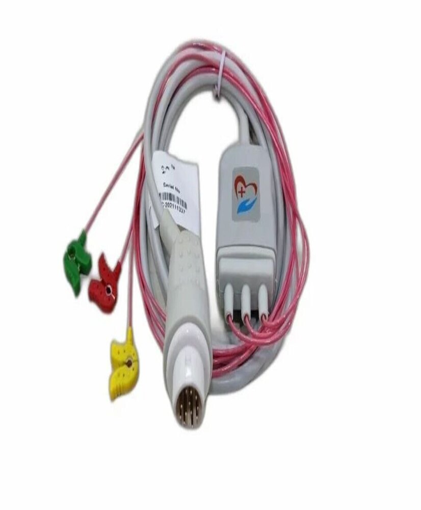 Phillips 12 Pin 3 Lead / 5 Lead ,Neonate Clip Type / Neonate Snap Type ECG Multi-para Monitor Cable