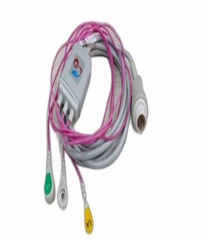 Phillips 12 Pin 3 Lead / 5 Lead ,Neonate Clip Type / Neonate Snap Type ECG Multi-para Monitor Cable