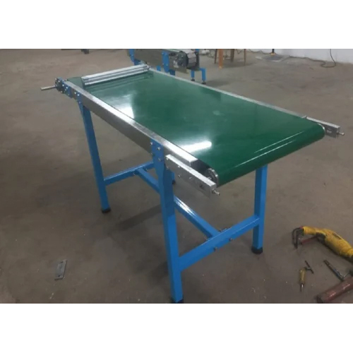 Flat Belt Conveyor System - Color: Green