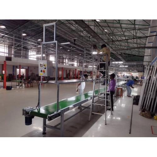 Assembly Line Belt Conveyor System