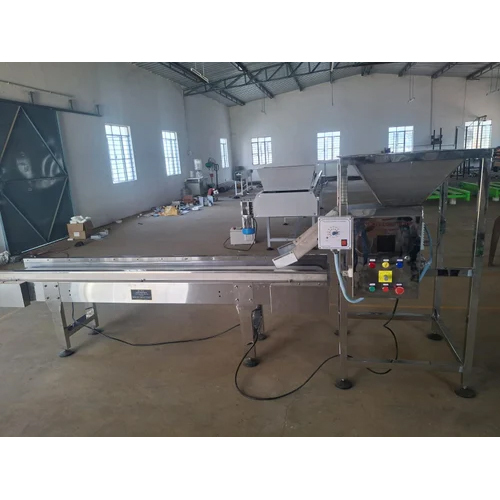 01_Electromagnetic Vibro Feeder With Belt Conveyor System