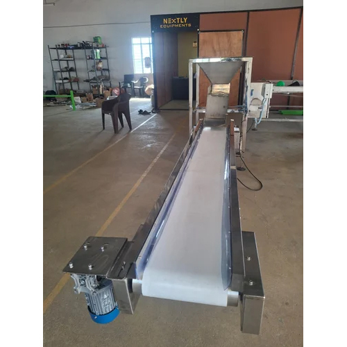 02_Electromagnetic Vibro Feeder with Belt Conveyor System