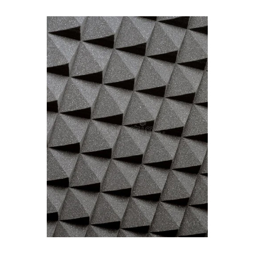 6X3 Feet Acoustic Foam - Color: Black
