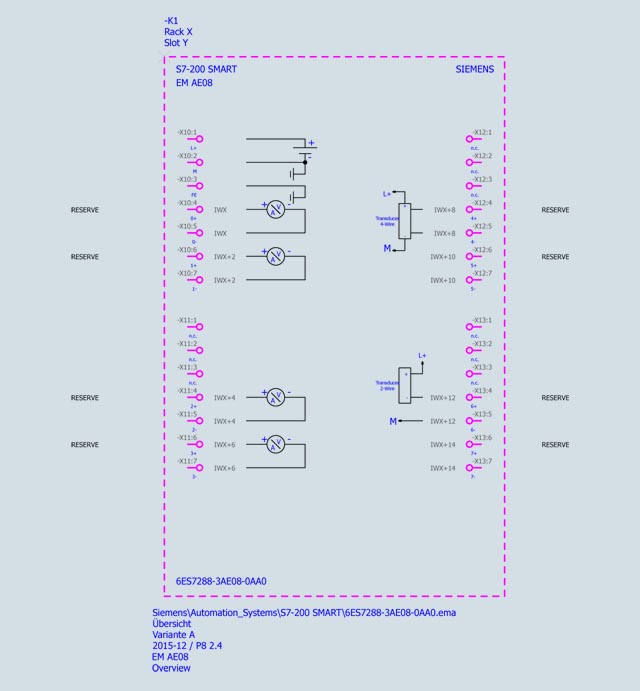 Siemens S7-200 Smart Analog Modules-6es7288-3ae08-0aa0