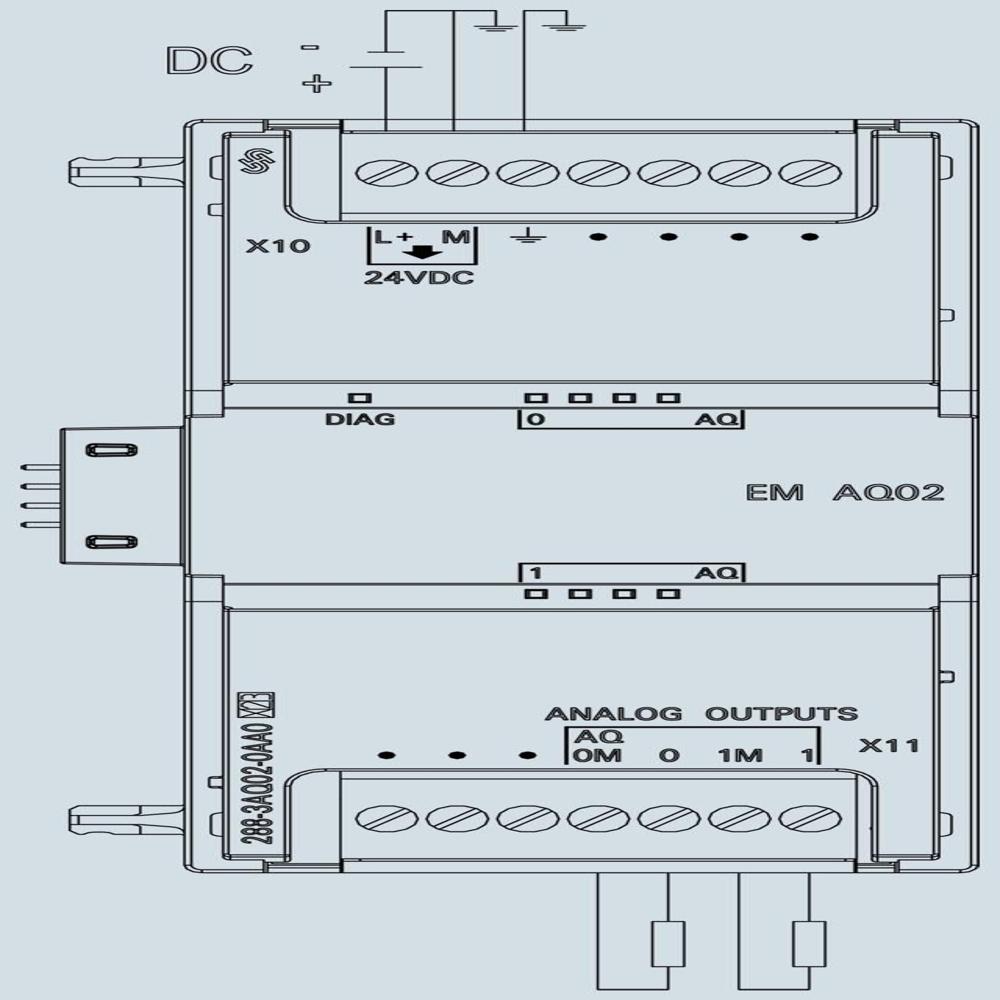 Siemens S7-200 Smart Anlog Modules-6es7288-3aq02-0aa0