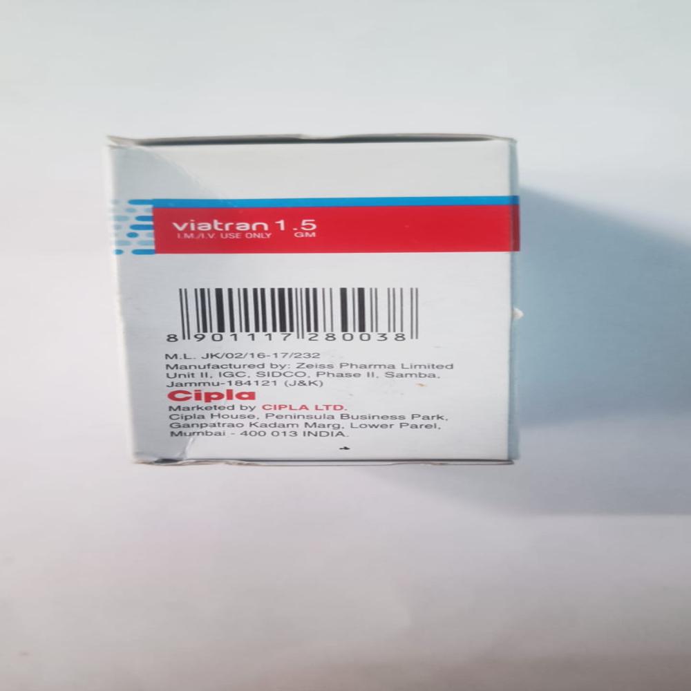 Viatran 1.5gm Injection - Grade: A