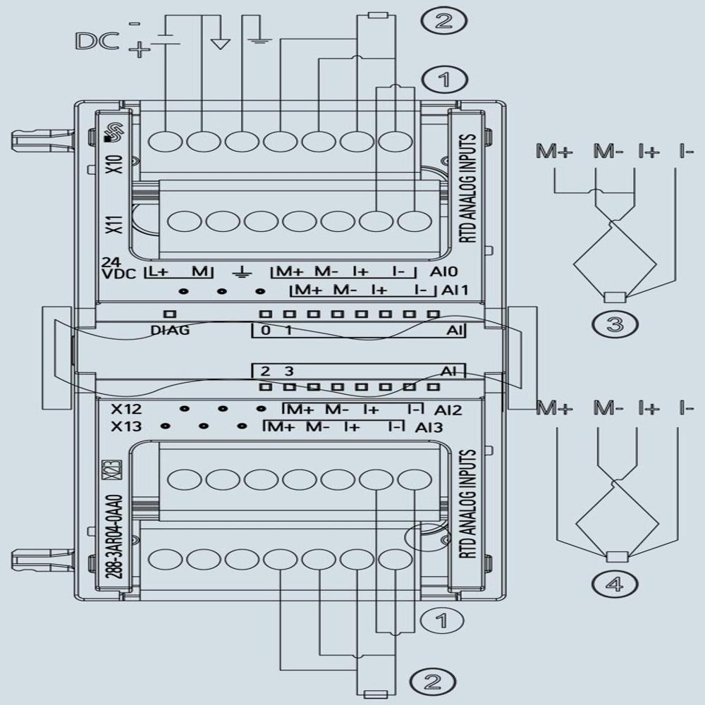 Siemens S7-200 Smart Analog Modules-6es7288-3ar04-0aa0