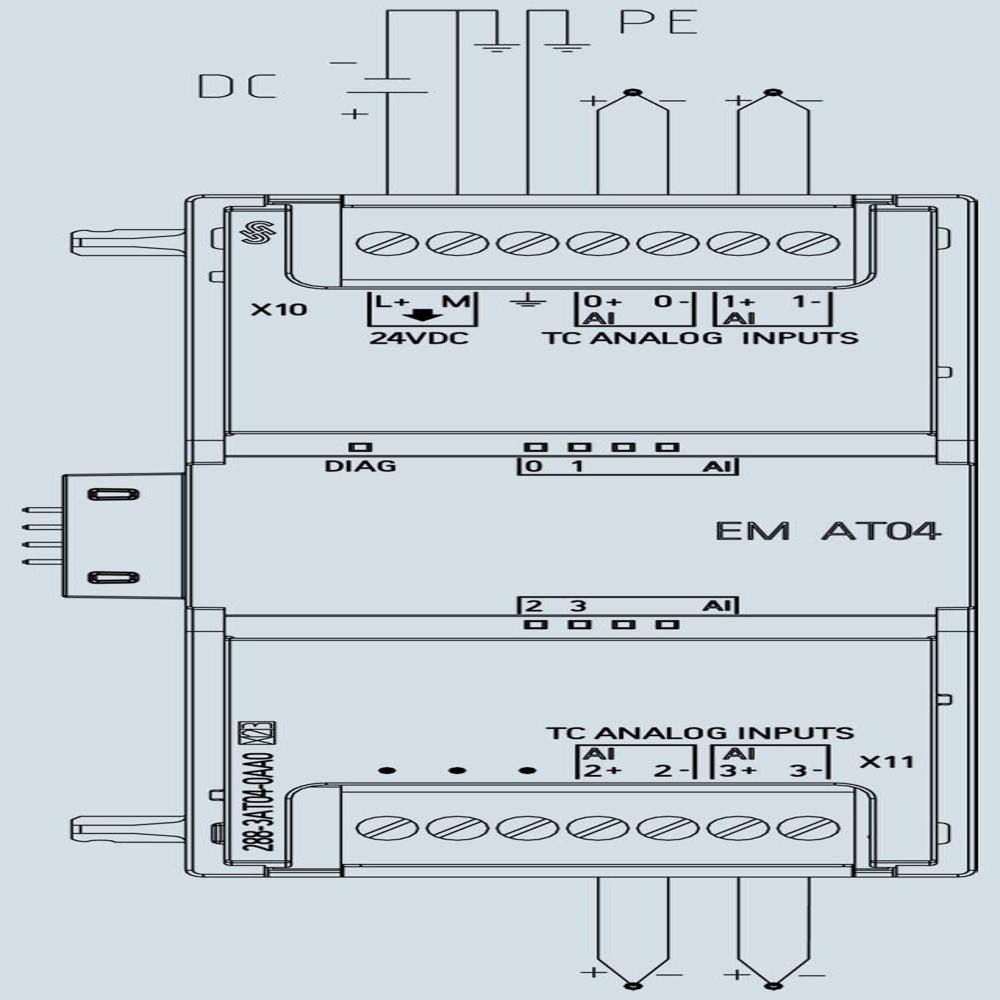 Siemens S7-200 Smart Analog Modules-6es7288-3at04-0aa0