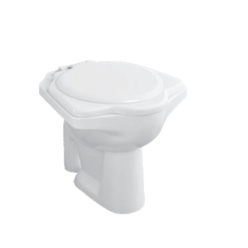 With Out Set Cover European Water Closet - Color: White