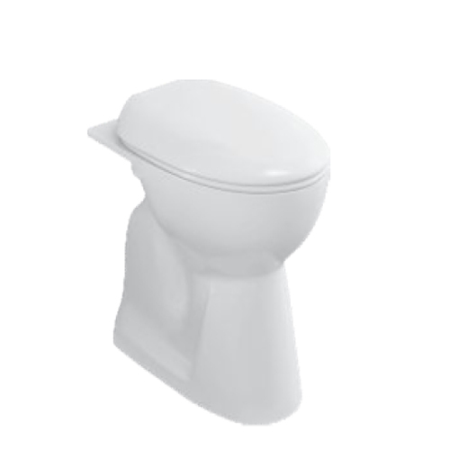 S- Trap With Out Set Cover European Water Closet - Color: White