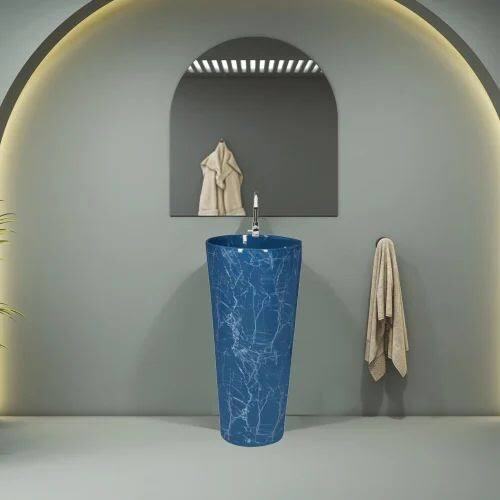 Stand Less One Piece Basin - Color: White