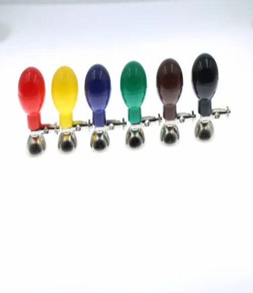 Ecg Silicone Bulbs Electrodes Multi Color and Blue - Adult / Pediatric Indian / Imported