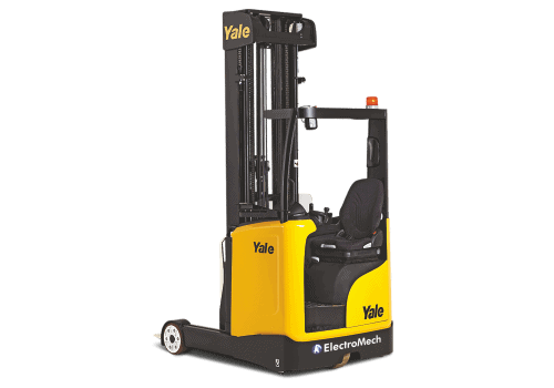 Yale Reach Truck MR16-25 : लिफ्ट की ऊँचाई 7500 मिमी से 13400 मिमी