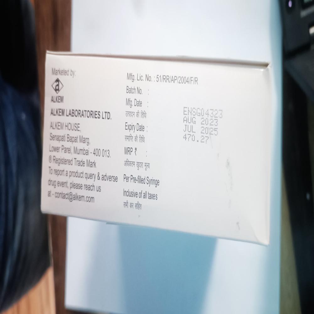 Thrombokem 40mg Injection - Recommended For: All