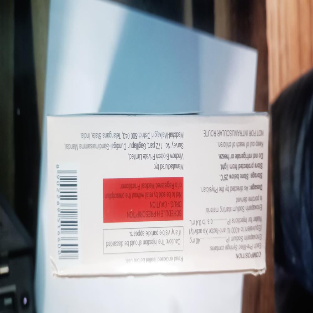 Thrombokem 40mg Injection - Recommended For: All