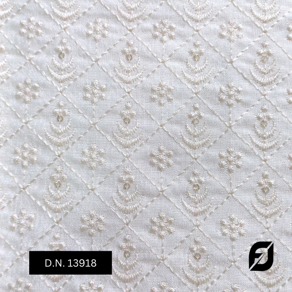 White Sherwani fabric for Bridwalwear Outfit