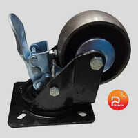 Heavy Duty Cast Iron Wheel - Color: Black