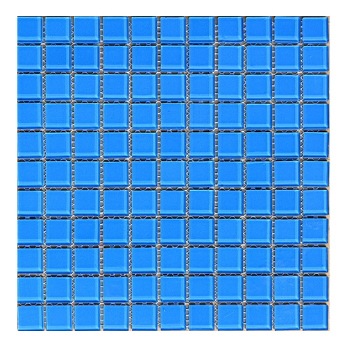 Plain Color Non-slip Crystal Mosaic Swimming Pool Tiles